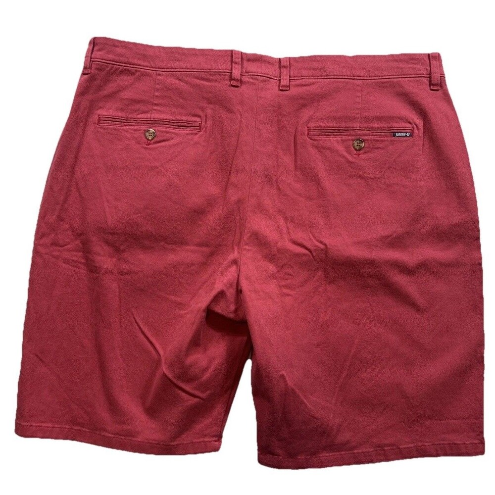 NWT Men’s Johnnie O Malibu Red Neal 9” Chino Golf Shorts Casual Size 40 - Picture 2 of 11